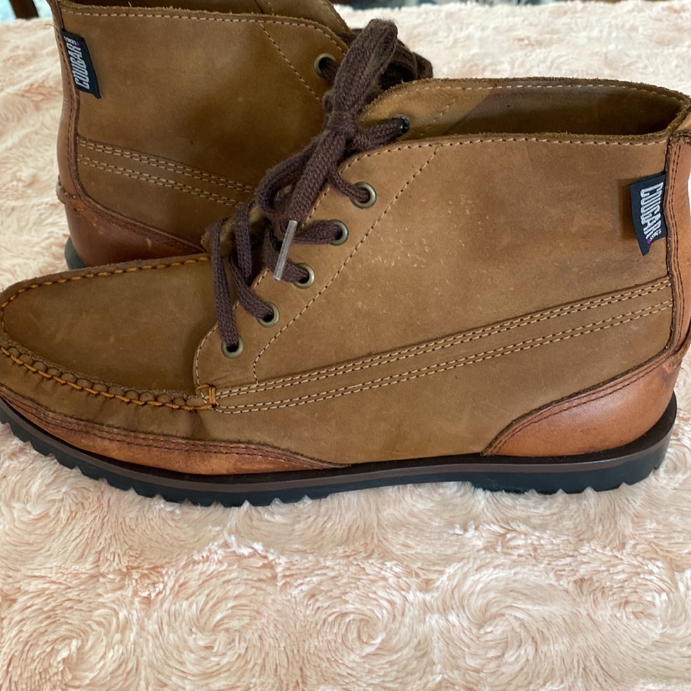 Cougar Mens Genuine Leather Lace Up Boot